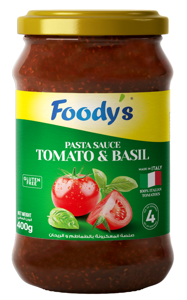 Foodys Tomato & Basil Pasta Sauce